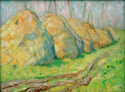 Reed Stacks by Franz Marc